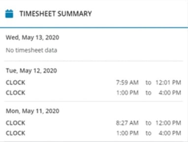 TIMESHEET_SUMMARY