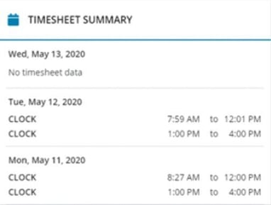 TIMESHEET_SUMMARY